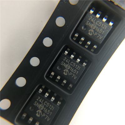 Память IC EEPROM 512K откалывает обломоки 24LC512T-I/SN хранения внезапной микросхемы электрические